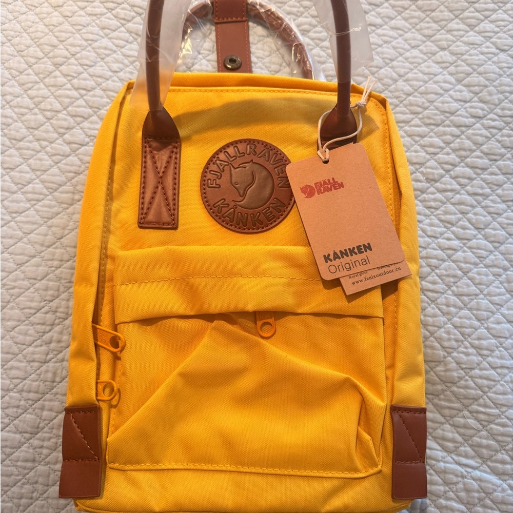Fjallraven Kånken Sunflower Yellow Mini Backpack